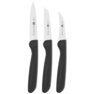 Zwilling Messerset (Kunststoff, schwarz) 3-tlg.