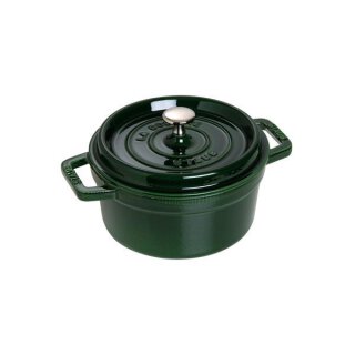 Staub Cocotte basilikumgr&uuml;n 22 cm rund 2,6 l