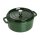Staub Cocotte basilikumgr&uuml;n 24 cm rund 3,8 l