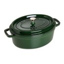 Staub Cocotte basilikumgr&uuml;n 29 cm oval 4,2 l