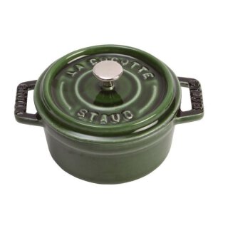 Staub Mini Cocotte basilikumgr&uuml;n 10 cm rund 0,25 l