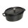 Staub Cocotte schwarz 37 cm oval 8 Liter