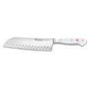W&uuml;sthof Classic wei&szlig; Santoku 17 cm mit Kulle