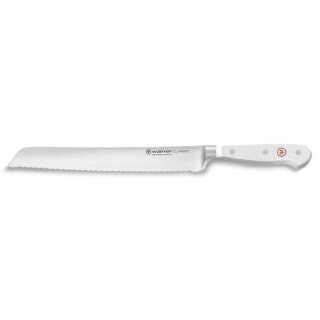 W&uuml;sthof Classic wei&szlig; Brotmesser 23 cm