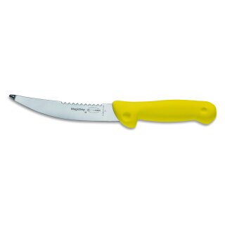 MagicGrip Aufbrech-/Gekr&ouml;semesser 15 cm, gelber Griff
