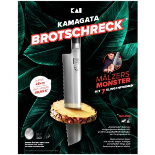 Tim M&auml;lzer Kamagata Brotmesser 23 cm