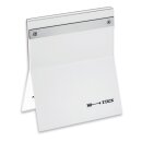 Acryl-Messerblock 4 Knives weiss mit Magnetleiste leer...