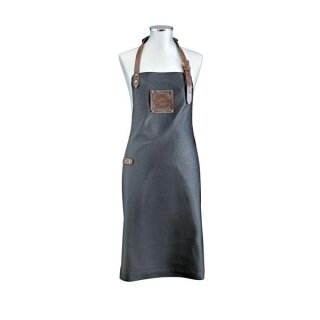 Grillsch&uuml;rze Leder in schwarz von Dick