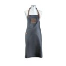 Grillsch&uuml;rze Leder in schwarz von Dick