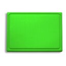 F. DICK Schneidbrett mit Saftrille, gr&uuml;n, 53 x 32,5...