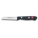 Gourmet Gem&uuml;semesser 8 cm Wellenschliff Dreizack...