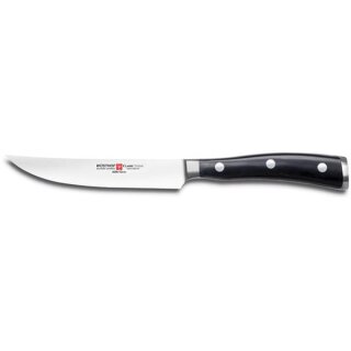 W&uuml;sthof Classic Ikon Schwarz Steakmesser 12 cm