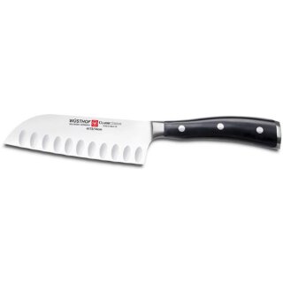 W&uuml;sthof Classic Ikon Schwarz Santoku 14 cm