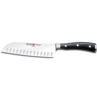 W&uuml;sthof Classic Ikon Schwarz Santoku 17 cm