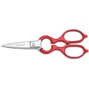 K&uuml;chenschere rot  rostfrei von Dreizack W&uuml;sthof...