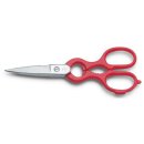K&uuml;chenschere rot  rostfrei von Dreizack W&uuml;sthof...