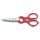 K&uuml;chenschere rot  rostfrei von Dreizack W&uuml;sthof Gourmet