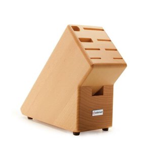 W&uuml;sthof Messerblock Buche natur f&uuml;r 9 Teile (ohne Best&uuml;ckung)