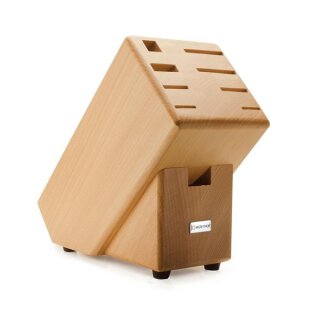 W&uuml;sthof Messerblock Buche natur f&uuml;r 9 Teile (ohne Best&uuml;ckung)