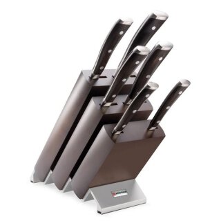 W&uuml;sthof Ikon Grenadill-Holz Messerblock mit 6 Artikeln