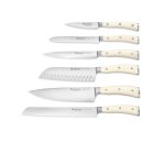 W&uuml;sthof Classic Ikon Cr&egrave;me Messerblock mit 6...