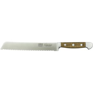 Brotmesser Wellenschliff 21 cm Klinge Serie Alpha Fasseiche von G&uuml;de