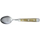 Tafell&ouml;ffel 9 cm Klinge Serie Alpha Olive von G&uuml;de