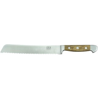 Brotmesser Wellenschliff 21 cm Klinge Serie Alpha Olive von G&uuml;de